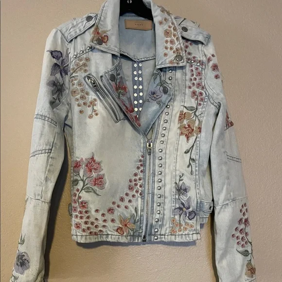 BLANCKNYC EMBROIDERY MOTO JACKET - Picture 2 of 5